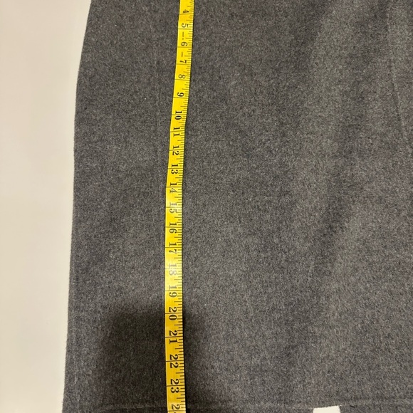 Talbots Elegant Gray Women's Wool Skirt size 14 - Picture 6 of 6